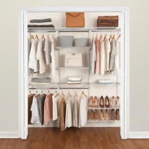 Rubbermaid Adjustable Closet Kit – Expandable Organization System