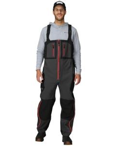 Men's Pilot II Waterproof Rain Bib - Black/Charcoal