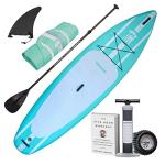 10'4" Mermaid Inflatable Stand Up Paddle Board Bundle