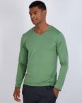Men's Dry Fit Long Sleeve V-Neck T-Shirts Set