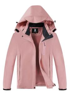 SaphiRose Women's Lightweight Waterproof Rain Jacket