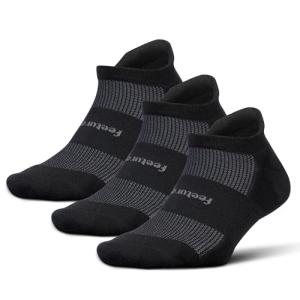 Feetures Ultra Light No Show Ankle Socks - Black