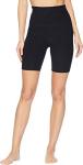 High Waisted Black Biker Shorts for Women