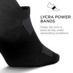 Feetures Ultra Light No Show Ankle Socks - Black