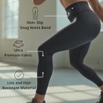 High Waist Compression Leggings with Pockets for Women