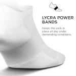 Feetures High-Performance Max Cushion Ankle Socks - White