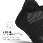 Feetures Ultra Light No Show Ankle Socks - Black