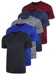 5 Pack Men’s Quick Dry Athletic T-Shirts