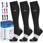 Medical Compression Socks for Better Circulation - 3 Pairs