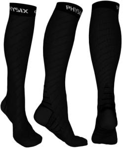 Physix Gear Compression Socks for Circulation and Comfort