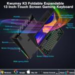 Kwumsy K3 RGB Compact Gaming Keyboard with Screen