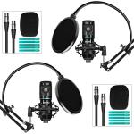 Movo PodPak2A Microphone Kit for Podcasting & Streaming