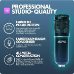 Movo PodPak2A Microphone Kit for Podcasting & Streaming