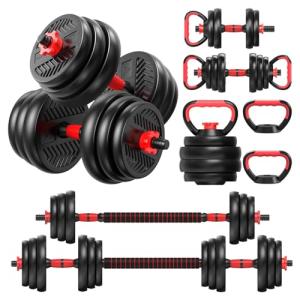 Adjustable 85LB Dumbbell Set for Total Body Workouts