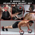 Adjustable 85LB Dumbbell Set for Total Body Workouts