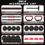 Adjustable 85LB Dumbbell Set for Total Body Workouts