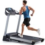 BORGUSI Foldable Treadmill with Auto Incline and Bluetooth