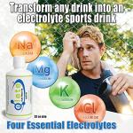 Electrolyte Hydration Drops for Muscle Cramp Relief