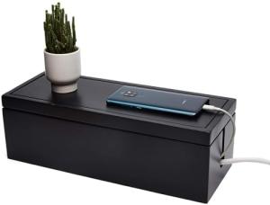 Wooden Cable Management Box for Home or Office