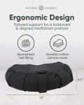 Large Mindful Meditation Cushion with Carry Handle
