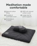 Large Mindful Meditation Cushion with Carry Handle
