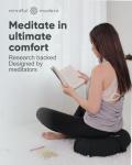 Large Mindful Meditation Cushion with Carry Handle