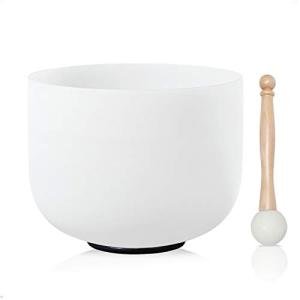 Frosted Quartz Crystal Singing Bowl for Sound Healing