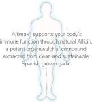 ALLIMAX Allicin Garlic Supplement - Immune Support Capsules