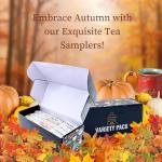Premium Tea Sampler Gift Set with Honey Sticks