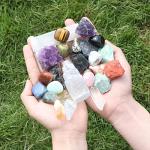 30-Piece Healing Crystals and Chakra Stones Set