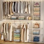 4-Tier Hanging Closet Organizer with S Hooks