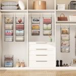 4-Tier Hanging Closet Organizer with S Hooks