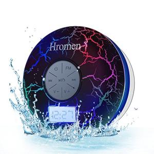 HROMEN Waterproof Bluetooth Shower Speaker with Suction Cup