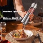 COSPRO Rechargeable Electric Salt and Pepper Grinders