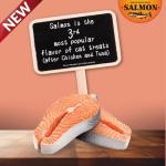 Lickable Salmon Cat Treats with Green Tea