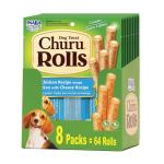 INABA Churu Dog Treats - Soft Chicken & Cheese Rolls