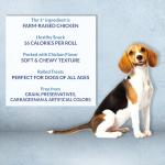 INABA Churu Dog Treats - Soft Chicken & Cheese Rolls