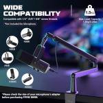 FIFINE Adjustable Microphone Boom Arm with Desk Mount