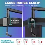 FIFINE Adjustable Microphone Boom Arm with Desk Mount
