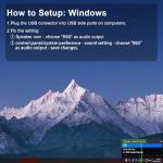 Soulion USB Bluetooth Soundbar with RGB Lights