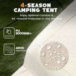 Skylight Inflatable Tent for 4-6 Campers