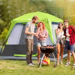 4-Person Waterproof Cabin Tent with Easy Setup