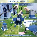 Extra Tall Portable Privacy Shower Tent