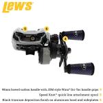 Lew's Pro-Ti Baitcast Fishing Reel - 7.5:1 Gear Ratio