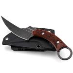 KIASLORE Tactical Fixed Blade Camping Knife
