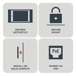 iPort 70808 Slim iPad Wall Mount with Charging