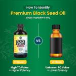 Premium Cold Pressed Black Seed Oil - 8 Fl Oz