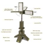 DUSKTEC Rechargeable Telescopic Camping Lantern 8000LM