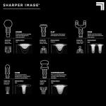 Sharper Image Deep Tissue Massage Gun with Attachments