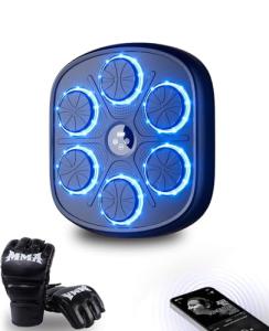 Wall-Mounted Music Boxing Machine with Gloves